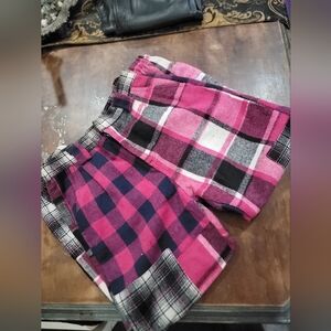 BBJ Plaid Patchwork Joggers